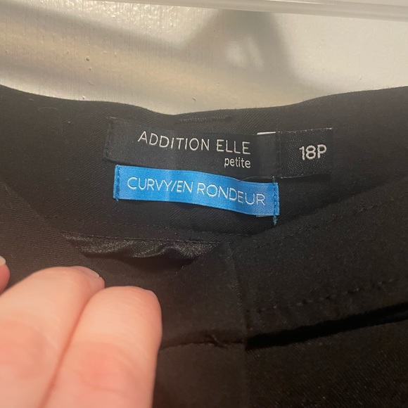Additional Elle Petite Curvy Black Dress Pants Size 18P - Picture 5 of 6